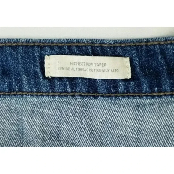 Universal Thread 33X26 Women's Highest Rise Tapper Size 16/33 Blue Denim Jeans - Picture 6 of 12